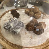 Little snack ball things   at Mana Café in Manama