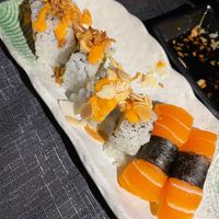 Vegan sushi  at Domò in Rome