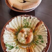 Signature Hummus  at Baladi Mediterranean Cafe in Virginia Beach