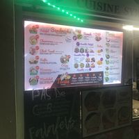 menu  at Cham in Avignon