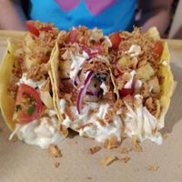 Very saucy, but served on a napkin. Confused 🤔 at Barakokula in Split