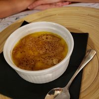 Vegan Creme brulee at Barakokula in Split