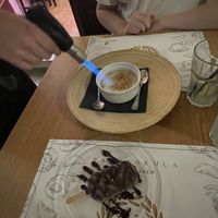Creme brutalis (which will be caramelised in front of you)   at Barakokula in Split
