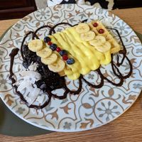 Sweet waffles at Barakokula in Split