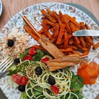 Soooo good to eat this plate full of good stuff, your body will be grateful! Fresh, tasty, will definitely recommend this one! at Barakokula in Split