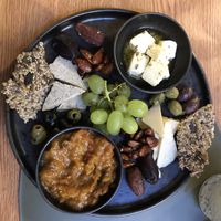 Tapas42 with amazing vegan cheeses!  at Barakokula in Split