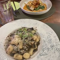 Truffle gnocchi & Sexy Tofu   at Barakokula in Split