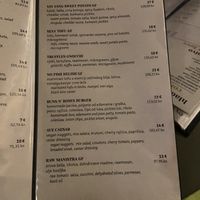 Menu main dishes  at Barakokula in Split