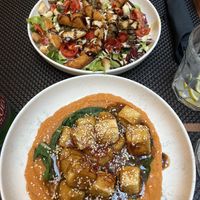 sexy tofu and caesar salad  at Barakokula in Split