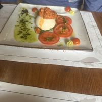 Vegan burrata   at Barakokula in Split