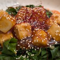 Sexy Tofu -- the star of the meal at Barakokula in Split