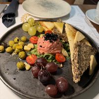 Tapas 42 €18 olives and cheese were really good, hummus was bland and not entirely sure the white bread was 'homemade’  at Barakokula in Split