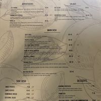 Menu   at Barakokula in Split