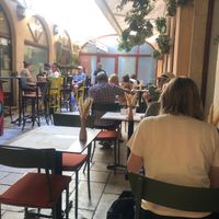 The outdoor seating at Barakokula in Split