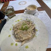Trufffle pasta and coffee  at Barakokula in Split