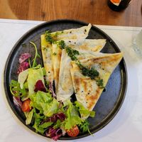 I don't remember the name of this appetizer, but you should get it! Favorite item I had! at Barakokula in Split