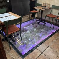 Roman (presumably?) remains under the floor   at Barakokula in Split