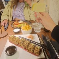 Geisha roll and cashew burrata at Barakokula in Split