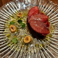 Beets, pears, and hazelnuts at JOLA in Vienna