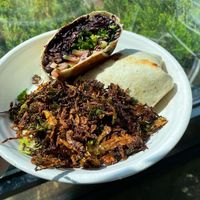 Brussels and wrap  at Brekkie Shack in Columbus