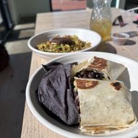 Forbidden rice burrito   at Brekkie Shack in Columbus