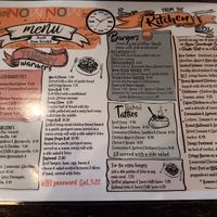 Menu at NowNow Cafe in Livingston