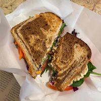 Took a few bites- oops at Mountain Deli in Hendersonville