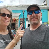 Entrance off the street. at Restaurante Arugula in Oaxaca
