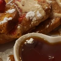 Banana Macadamia Pancakes at Indigo 52 in Nazareth