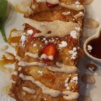 Banana Macadamia Pancakes at Indigo 52 in Nazareth