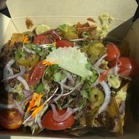 Pickled jalapeños, salsa, avocado salsa  #Veganuary at That Hausa Vegan in Richmond