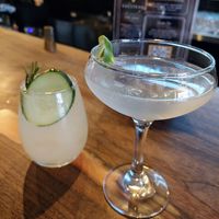 Cocktail & martini at the downstairs bar at The Volstead by Unity in Philadelphia