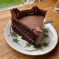  Chocolate cake  at Julie's Cafe in Gothenburg