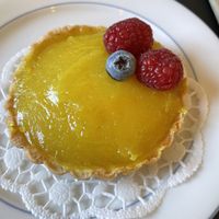 Lemon pie   at Julie's Cafe in Gothenburg