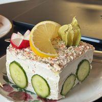 Smörgåstårta at Julie's Cafe in Gothenburg