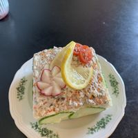 Smörgåstårta 😋😋  at Julie's Cafe in Gothenburg