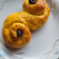 Lussekatt at Julie's Cafe in Gothenburg