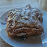 Almond pastry at Julie's Cafe in Gothenburg