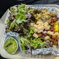 Custom bowl - highly recommend the pineapple salsa at Tacorita in Orono