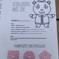 Menu 4  at Yum Cha in Liverpool