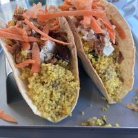 Couscous in tacos😒 at Busy Bee Cafe in Sliema