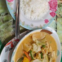 Panang curry with tofu at Jeng Noodle Thai Food & Vegetarian Food  in Bangkok