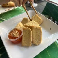 Fried tofu   at Jeng Noodle Thai Food & Vegetarian Food  in Bangkok