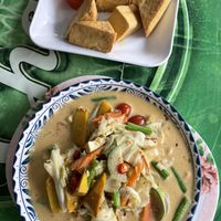 Penang and tofu   at Jeng Noodle Thai Food & Vegetarian Food  in Bangkok