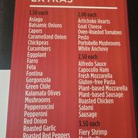 Plant based sausage on menu at IL Vicino Wood Oven Pizza - Montgomery Blvd in Albuquerque