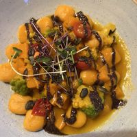 Butternut Gnoccis #Veganuary at Hausbrauerei im Domhof in Speyer
