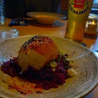 Gebackene Sellerie at Hausbrauerei im Domhof in Speyer