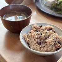 Fermented rice and miso soup  at earth tree cafe MONTO in Kisarazu