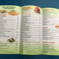 Another menu page at Plant-Blossom in New York City
