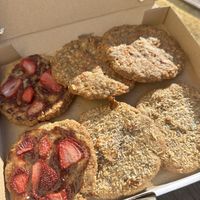 Gluten free cookie selection  at Capitán Cookie in Cadiz